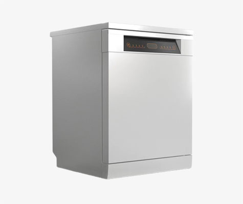 White Built-in Dishwasher